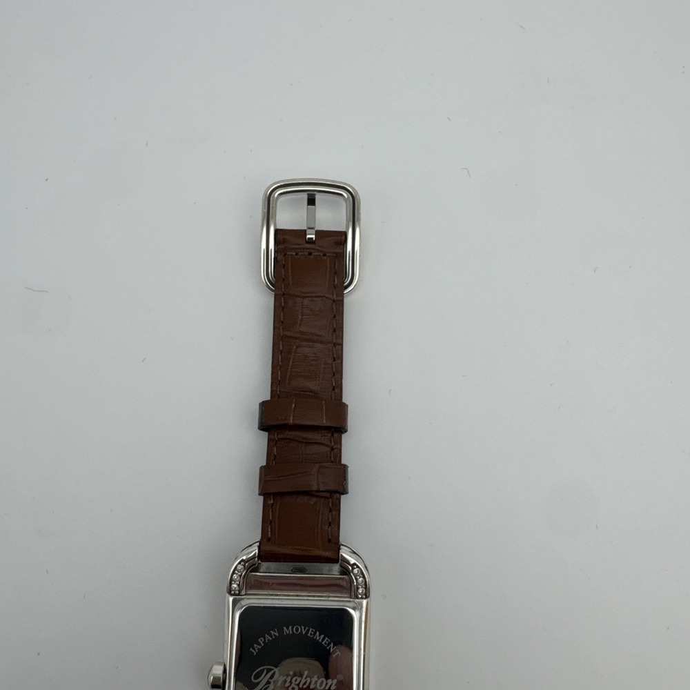Brighton Monaco Watch Reversible Band Brown & Black Band Working - Picture 12 of 16